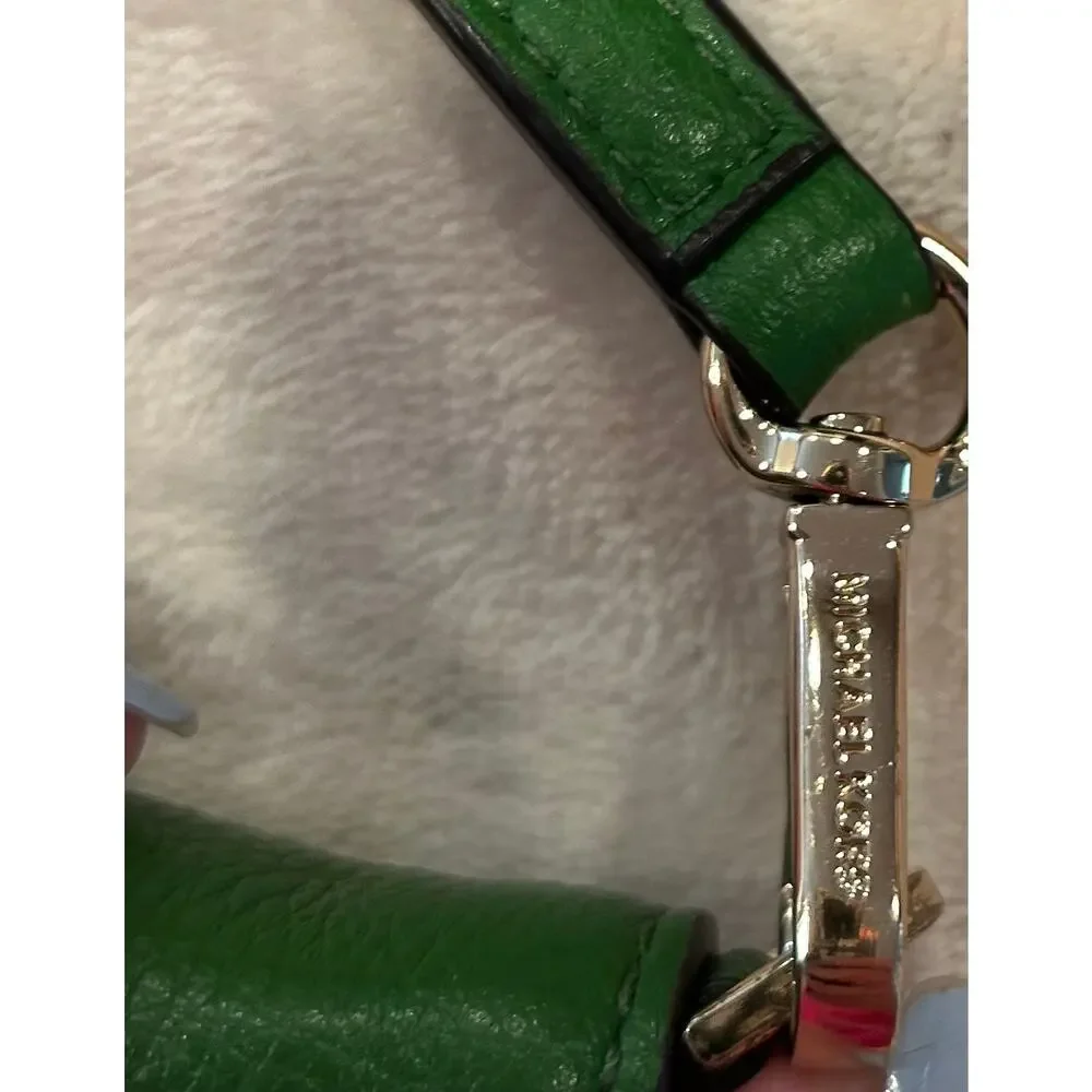 MICHAEL KORS Mercer Floral Embellished Pebbled Leather Smartphone Crossbody